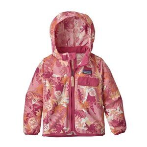 Patagonia Toddler Hooded Windbreaker Jacket Pink Floral Recycled 2T